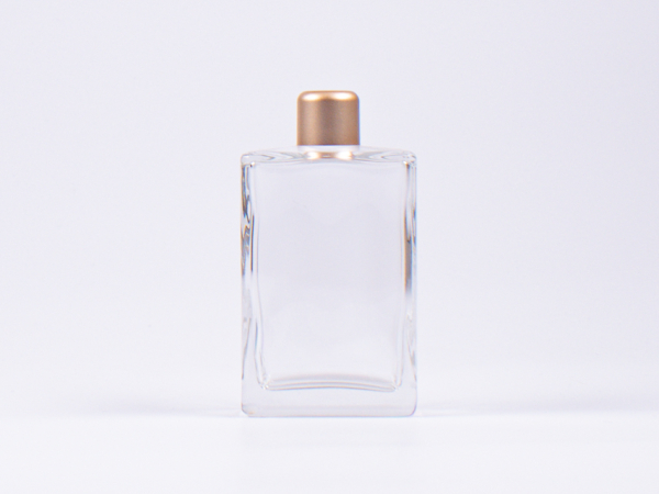 Klarglasflasche Miro 100 ml - Tropfmontur Gold